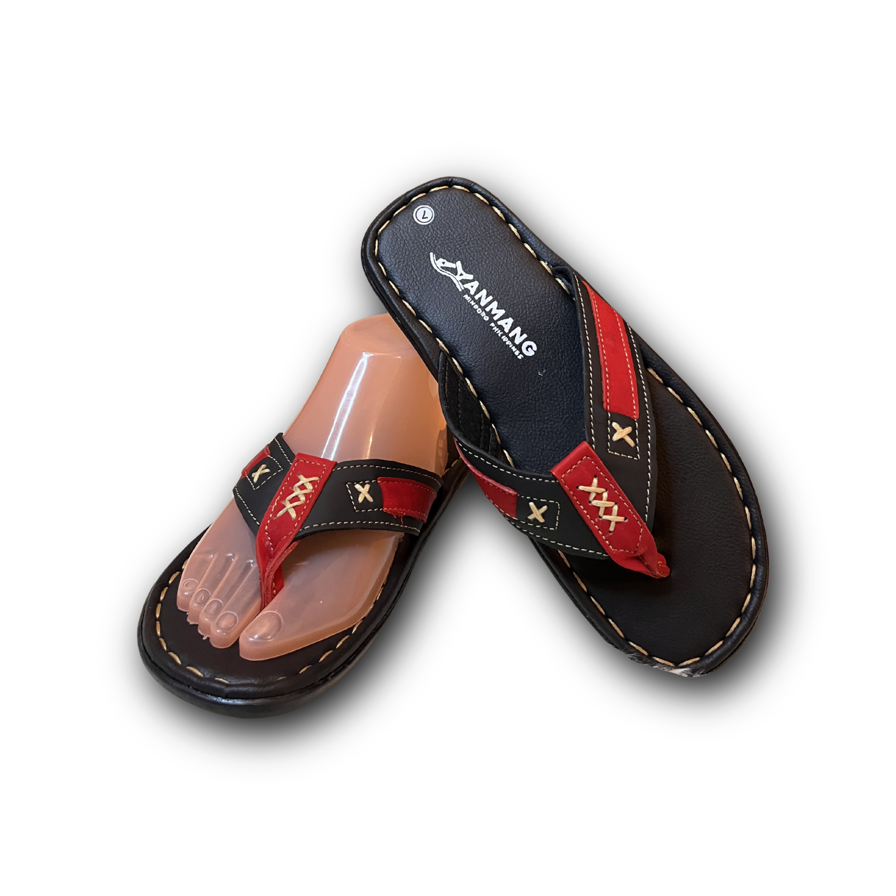 Bayi leather slippers