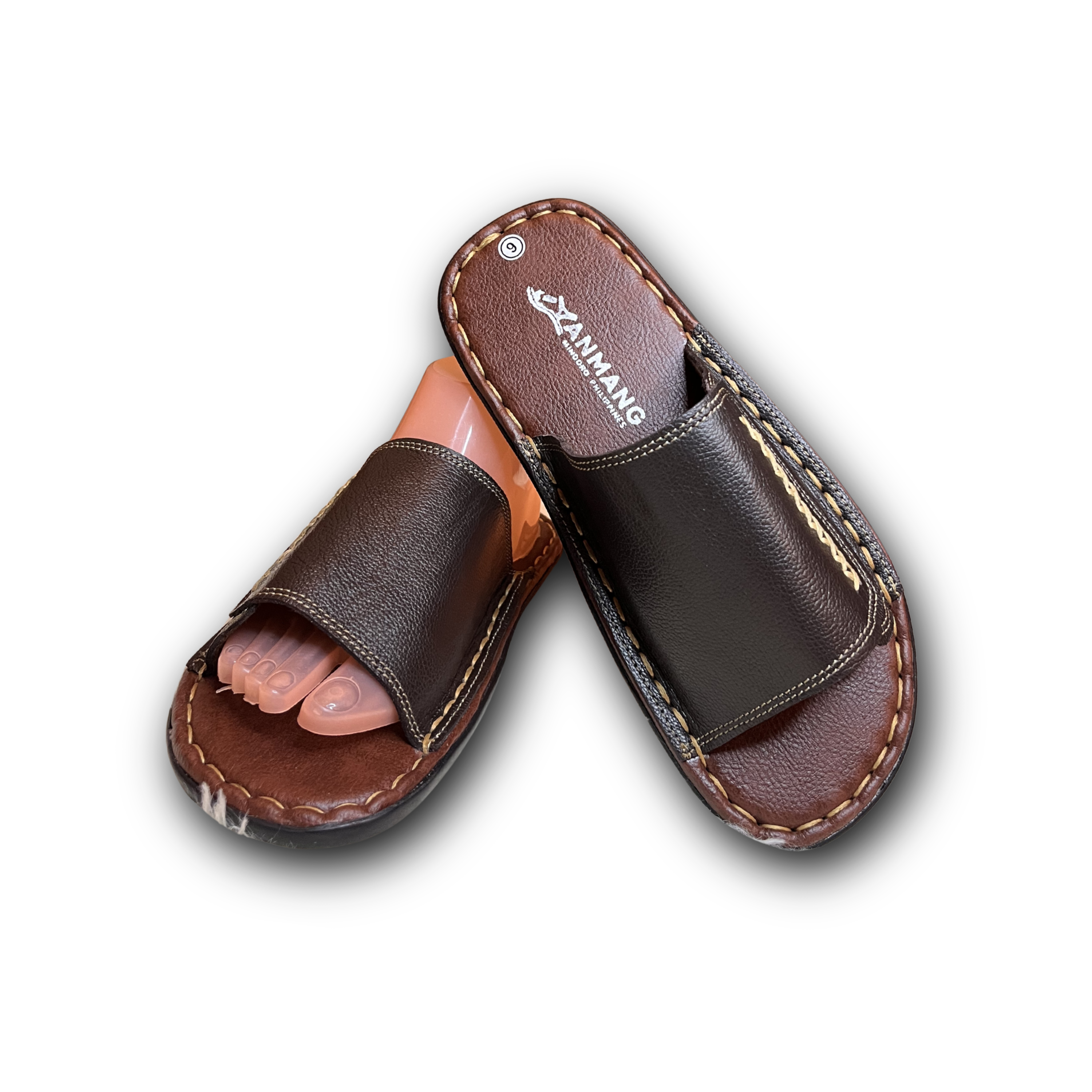 Rata leather slippers