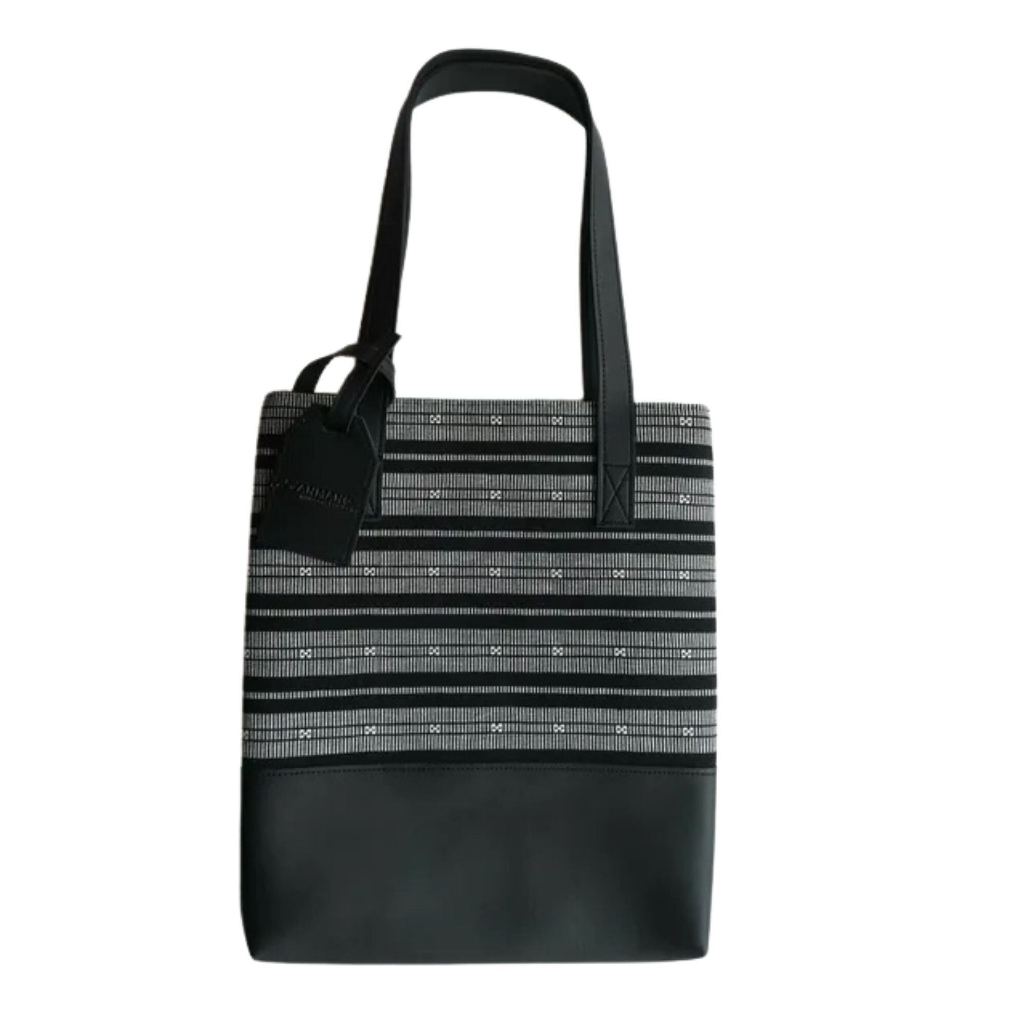 Black Nayhan woven tote bag
