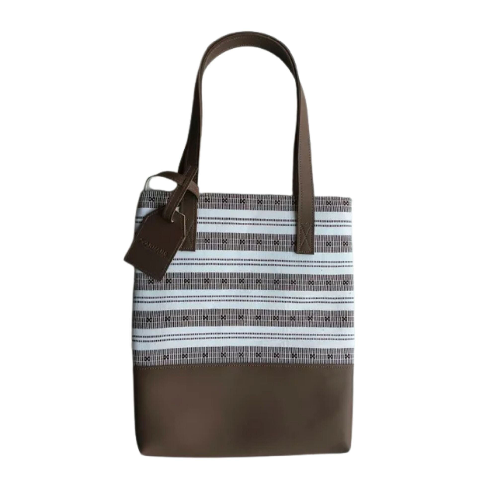 Cream Nayhan woven tote bag