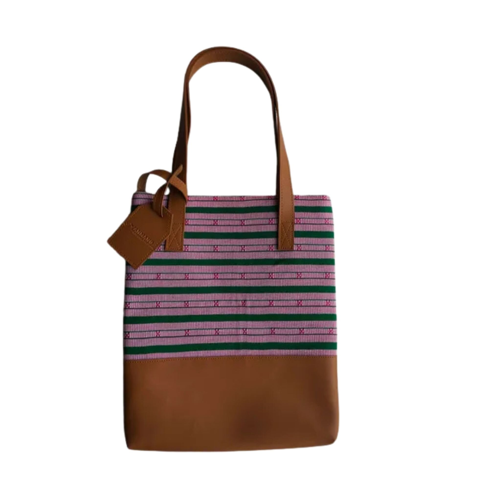 Pink Nayhan woven tote bag